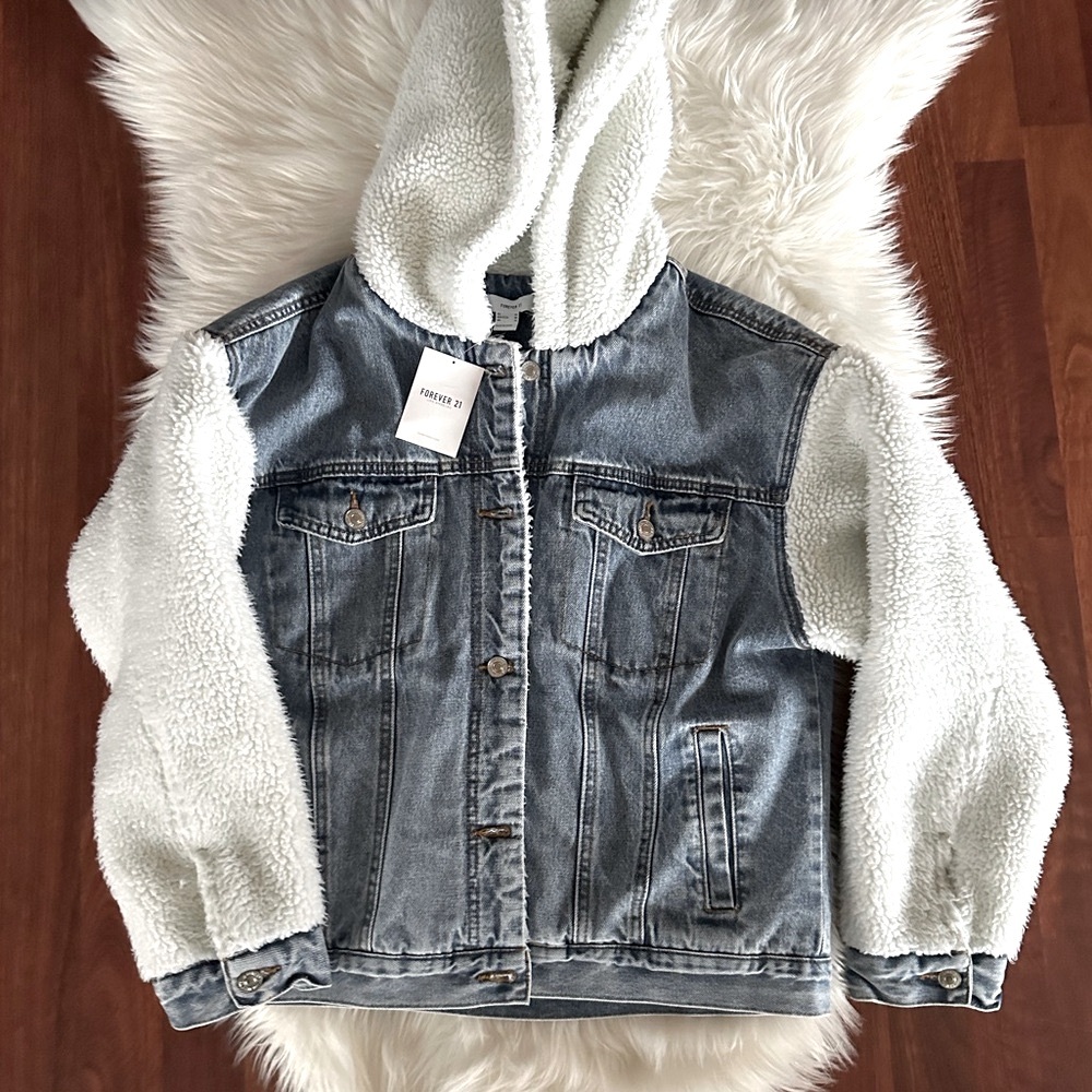 Hooded Denim Jacket - Picture 2 of 11